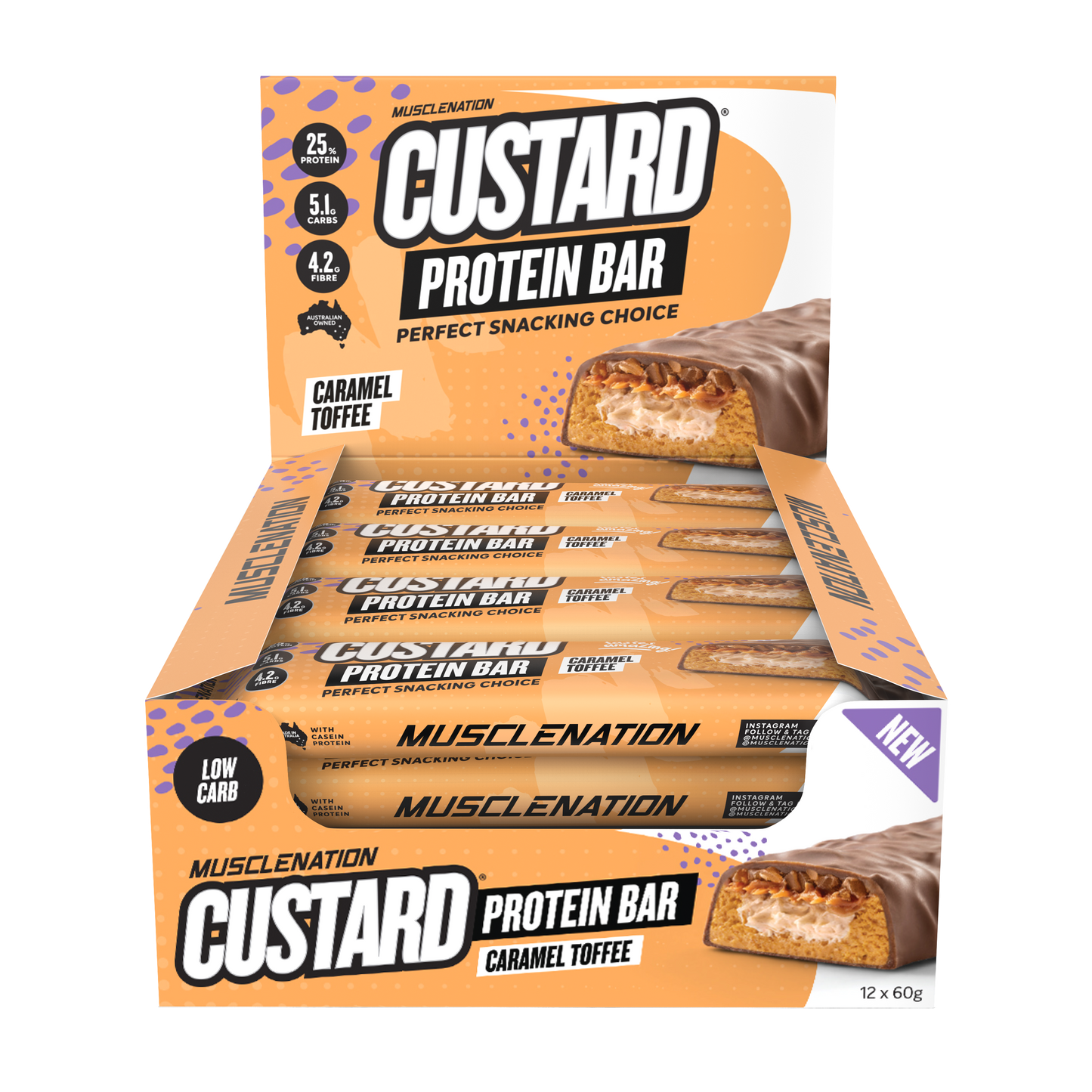 Custard Protein Bar 12 Pack