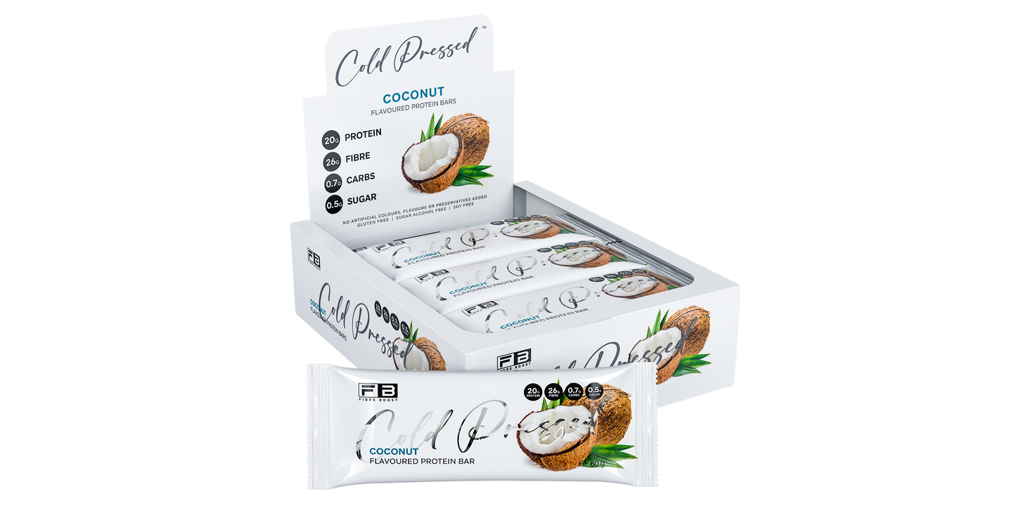 Fibre Boost Cold Pressed Protein Bar 12 Pack