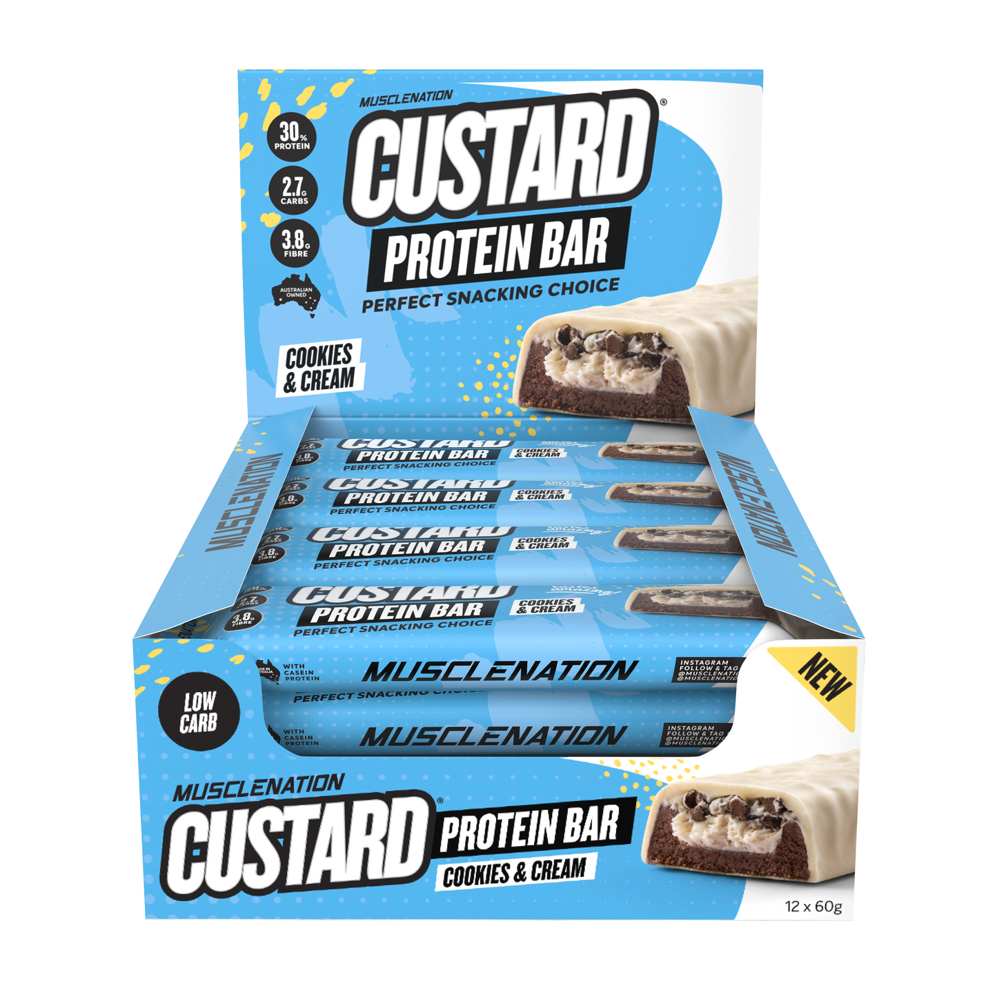 Custard Protein Bar 12 Pack