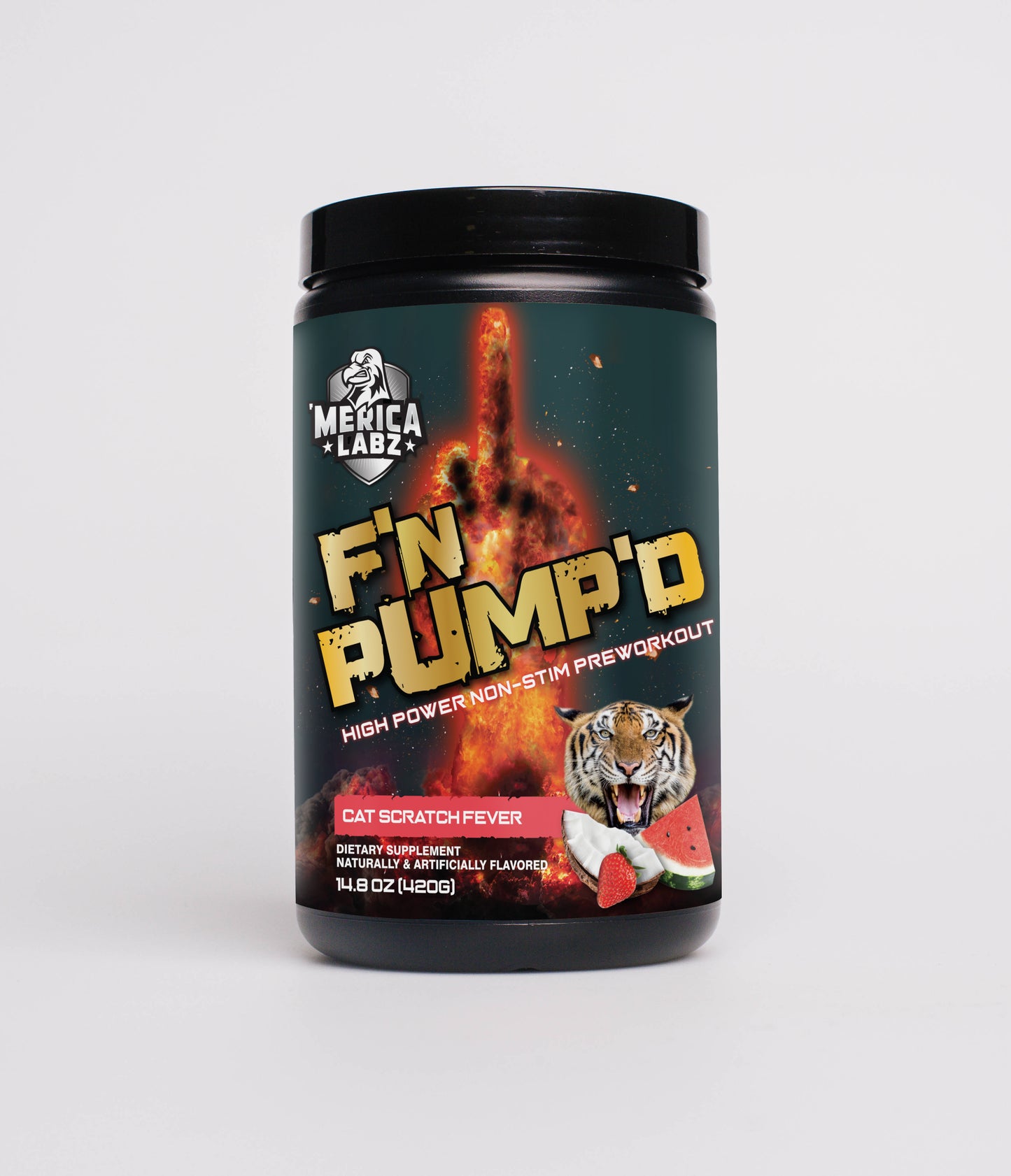 Merica Labz - F'n Pump'd Stim Free Pre Workout 440g