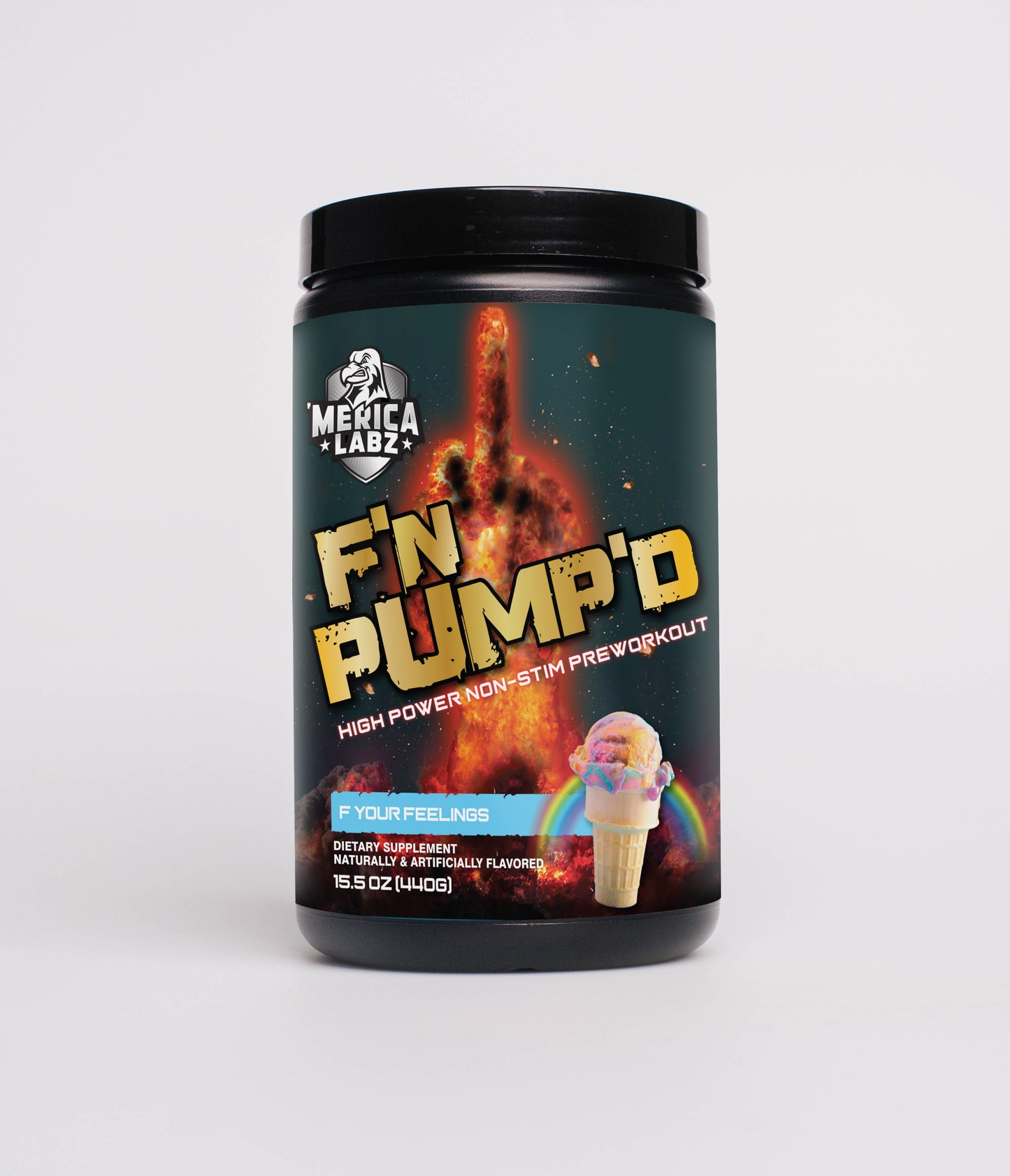 Merica Labz - F'n Pump'd Stim Free Pre Workout 440g