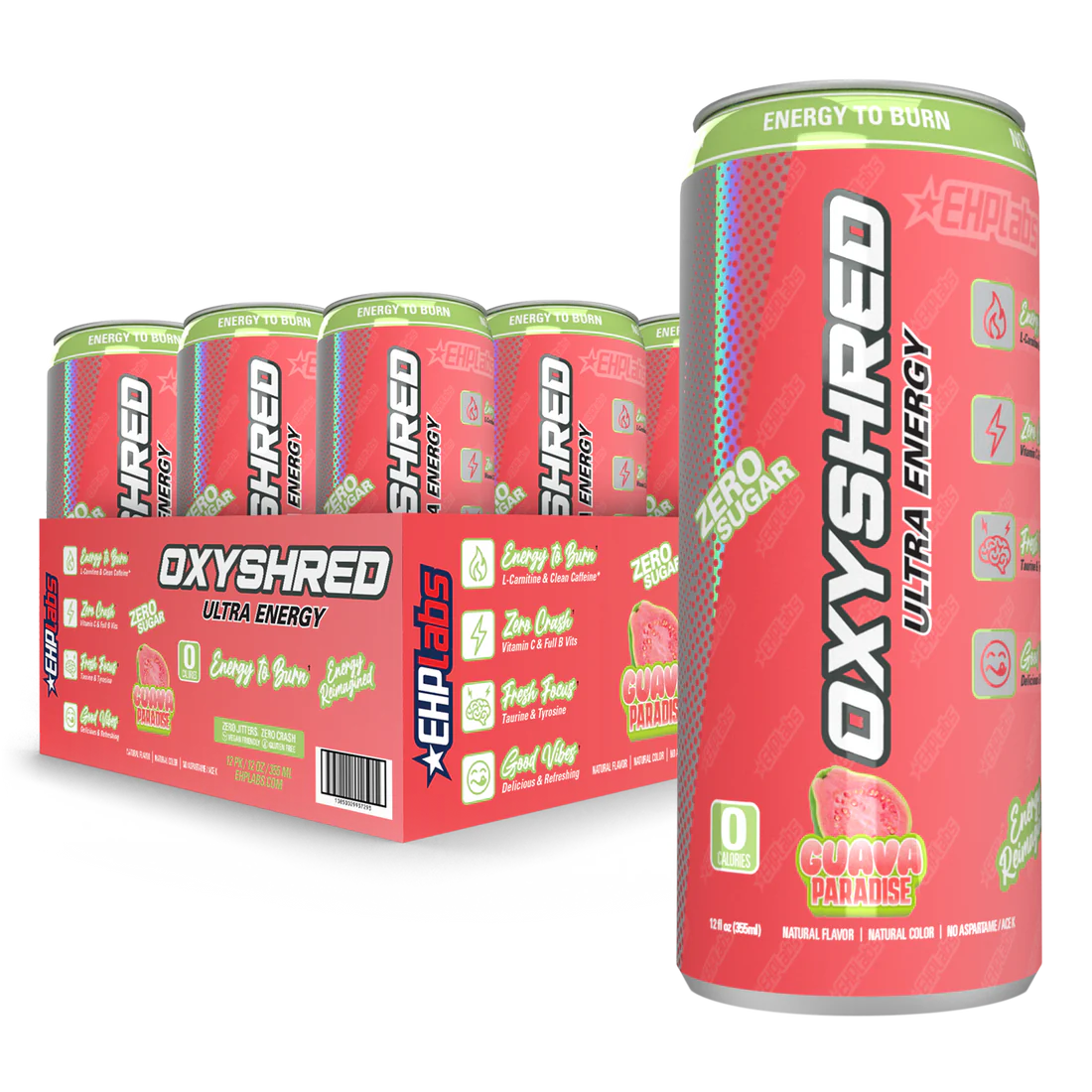 OxyShred Ultra Energy Drink RTD 12 Pack